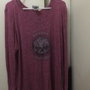 Harley Davidson pink hoodie